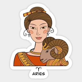 Aries Constellation: Passion And Courage | Astrology Art Sticker